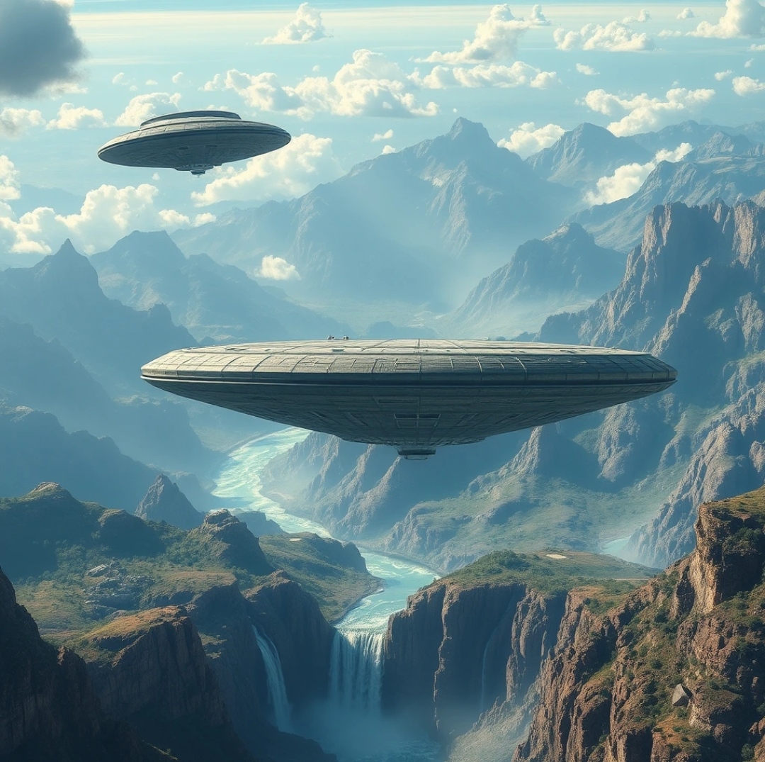 Paysage UFO Planète